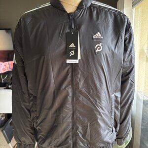 Adidas X Peleton Black Bomber Jacket New With Tags - Medium - Women's
